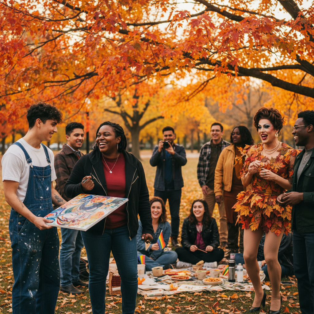 Fall Into Queer Joy: October's Embrace of Identity and Art
