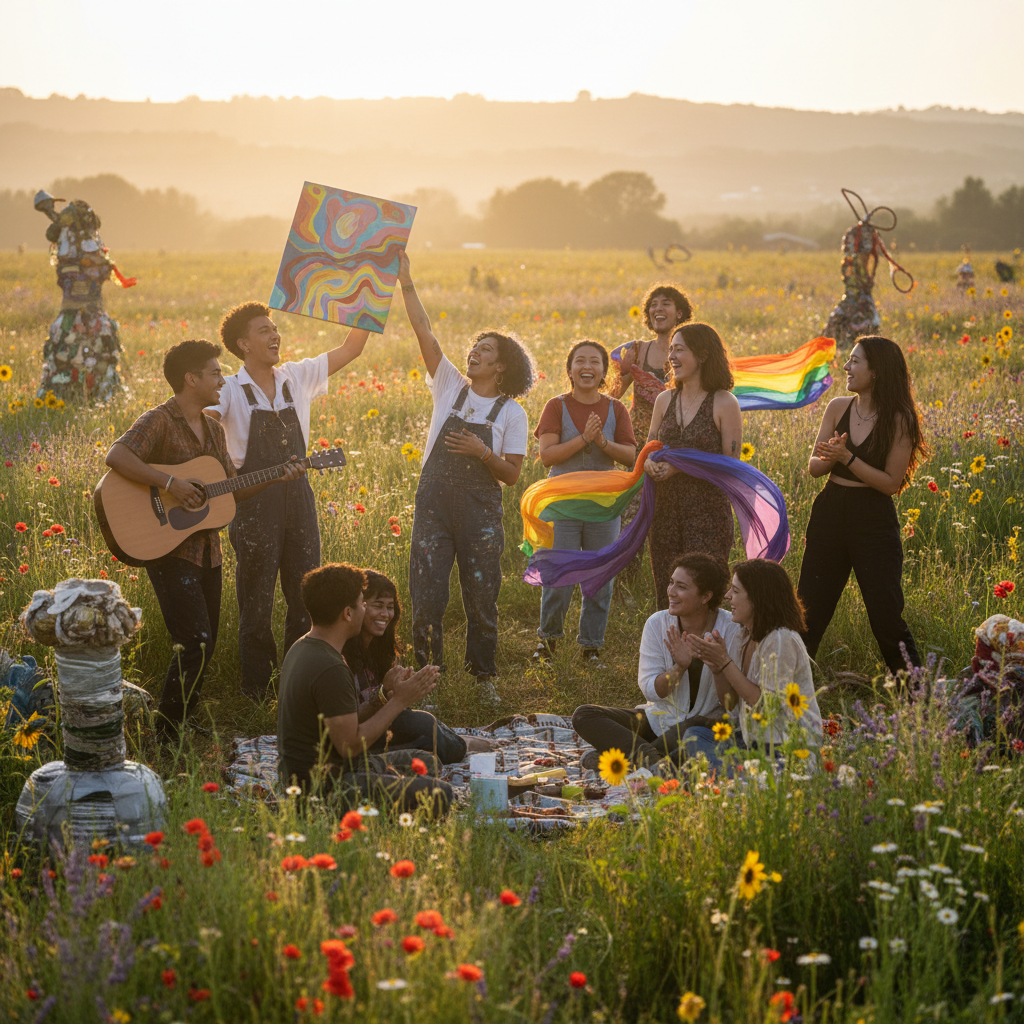 May's End: A Flourishing Field of Queer Joy and Creativity