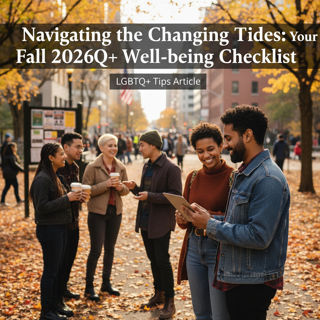 Navigating the Changing Tides: Your Fall 2026 LGBTQ+ Well-being Checklist